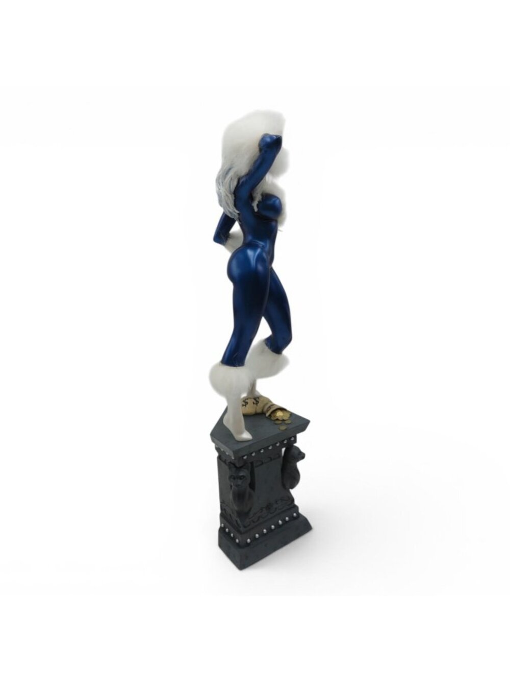 Marvel Retro Black Cat Statue Diamond Select 2004 15" Figurine 1087/3000 - Picture 7 of 16